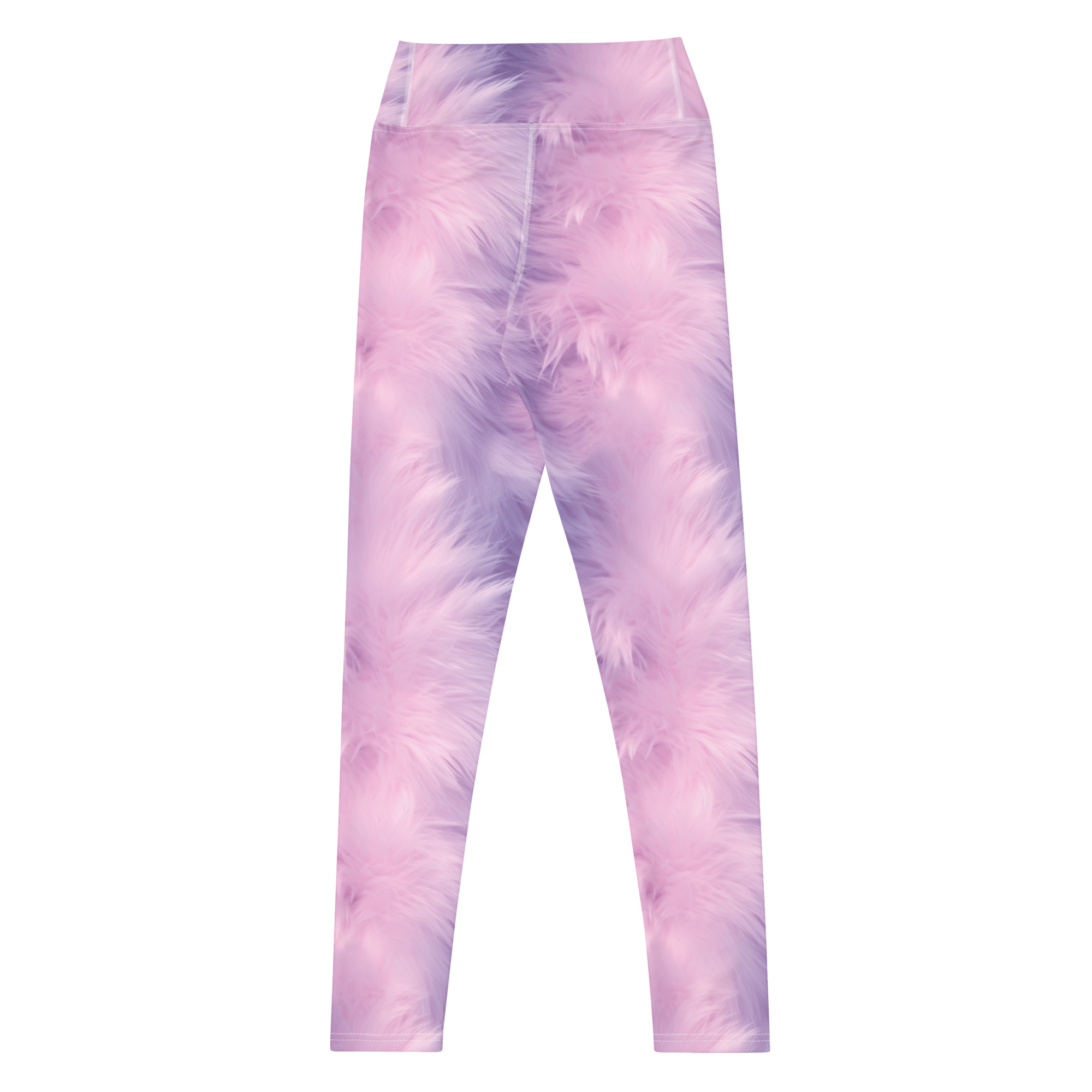 Pink & Purple Fur Leggings - Image 4