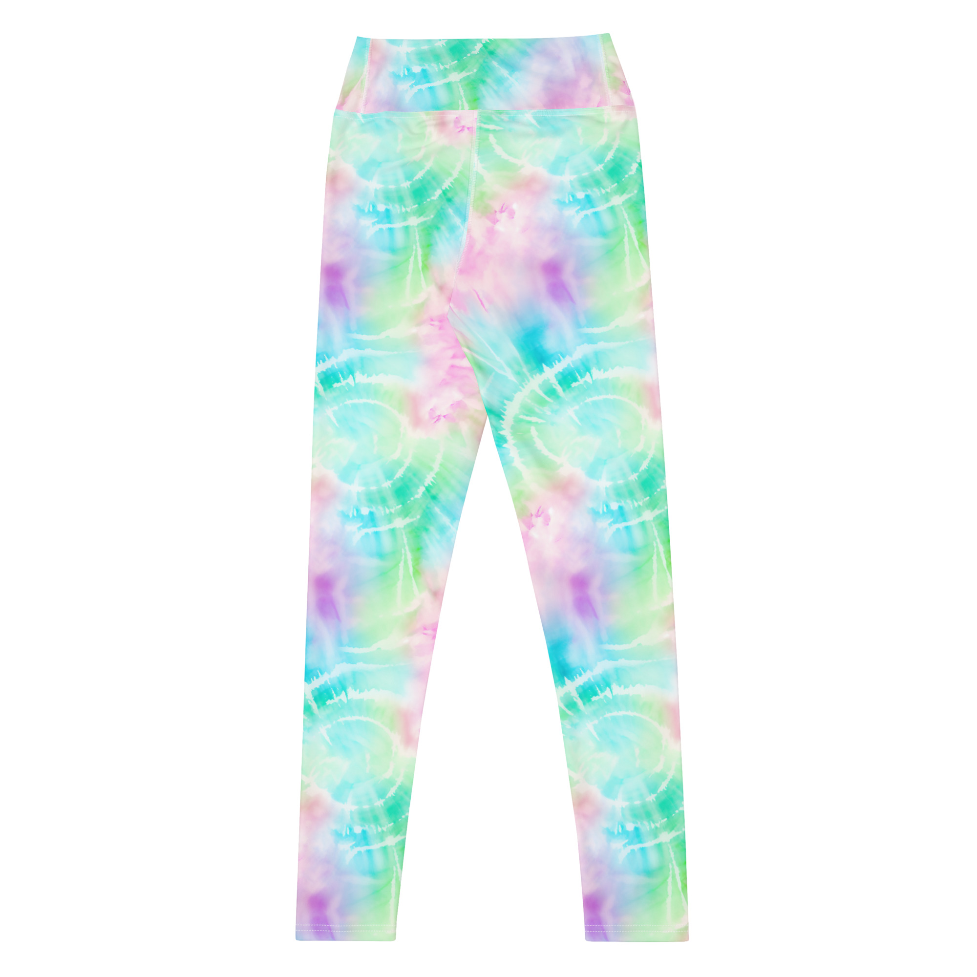 Pastel Circular Tie Dye Leggings - Image 4