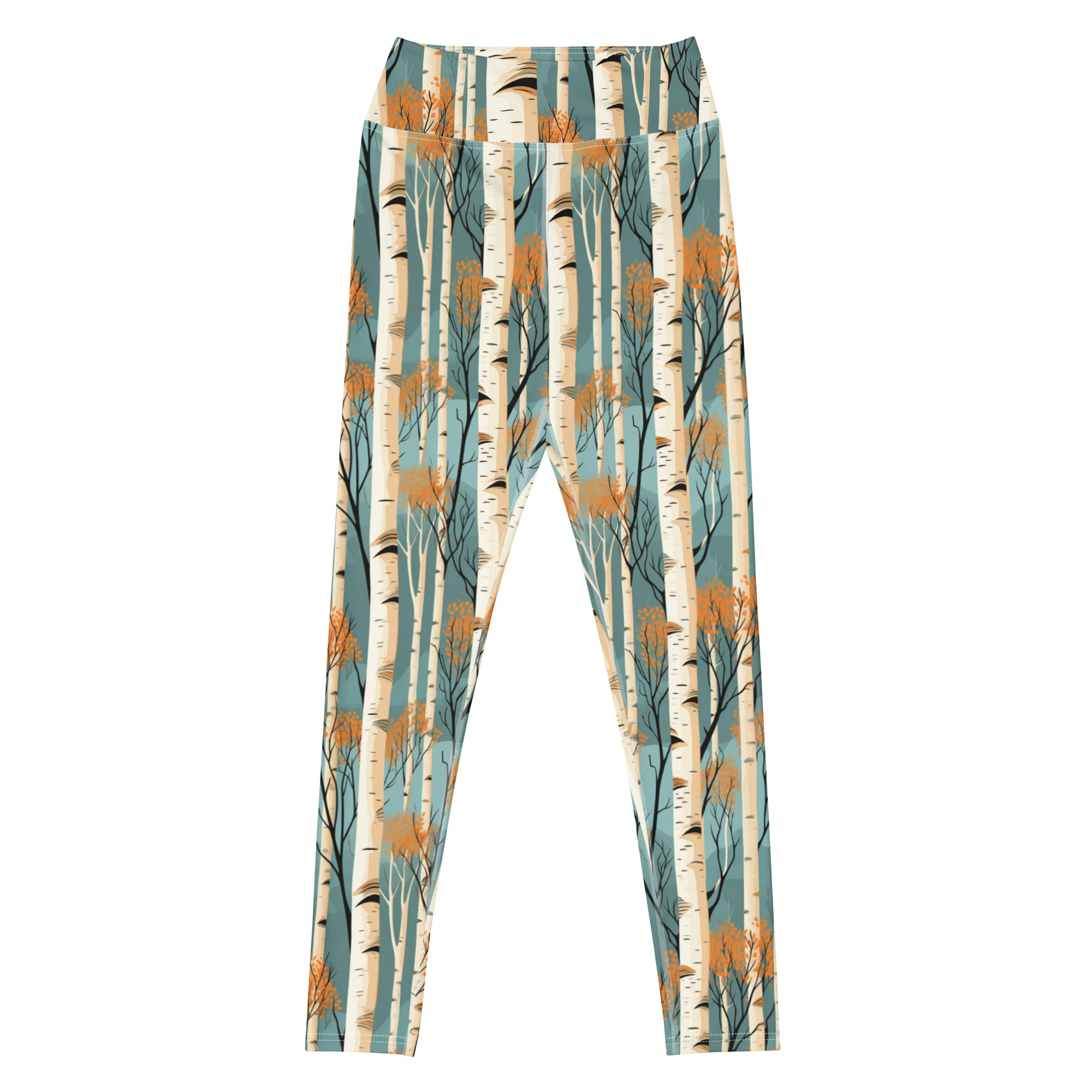 Aspen With Turquoise & Orange Leggings - Image 3