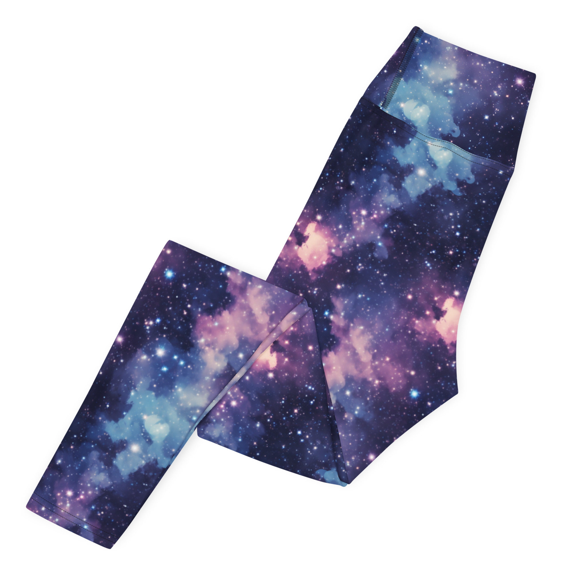 Purple & Blue Nebulas Leggings - Image 6