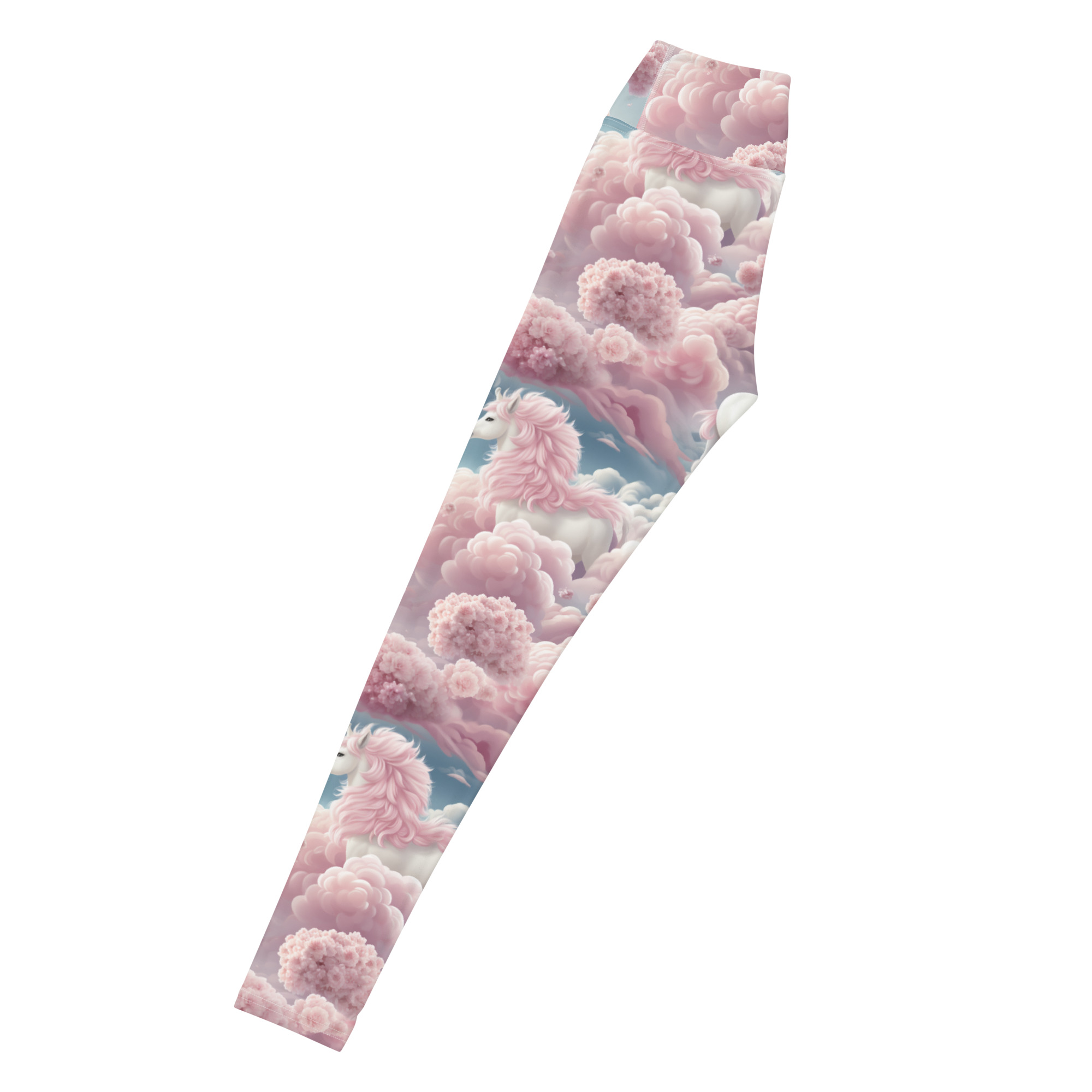 Fluffy Horses In The Clouds Leggings - Image 5