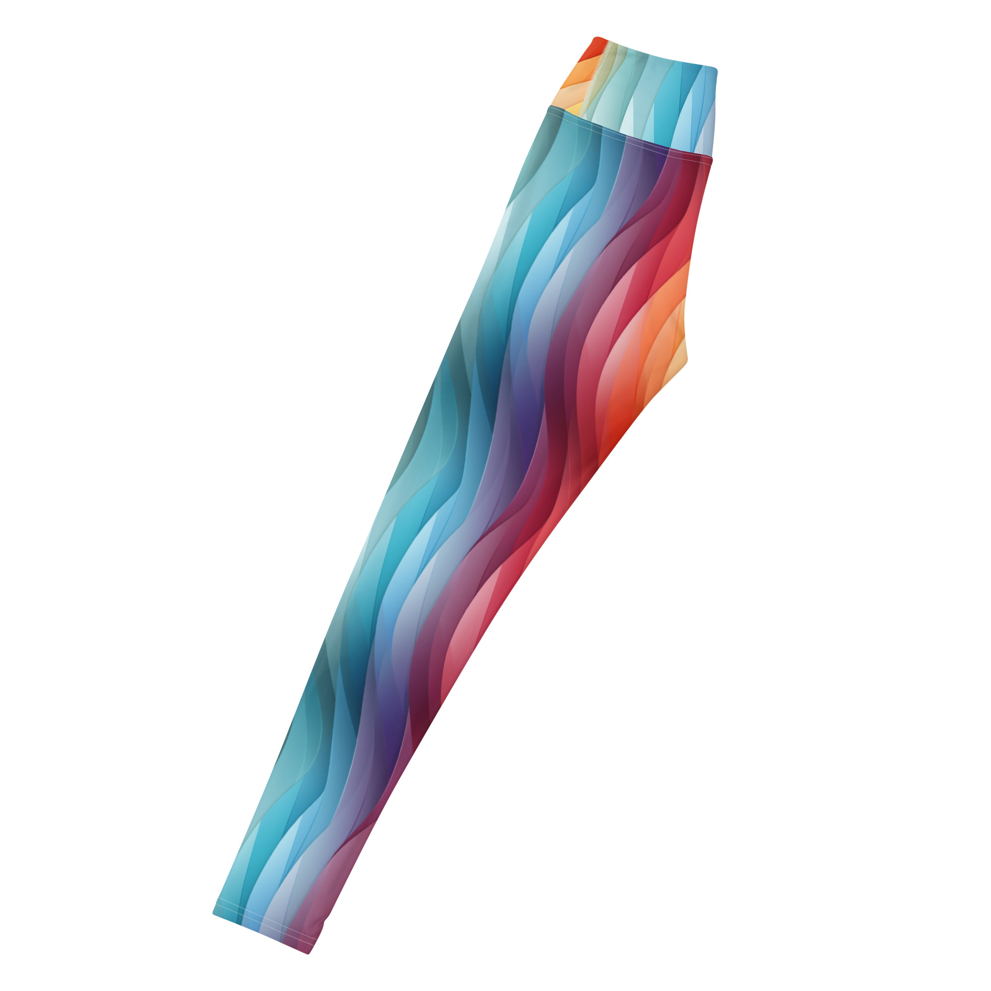 Wavy Rainbow Layers Leggings - Image 5