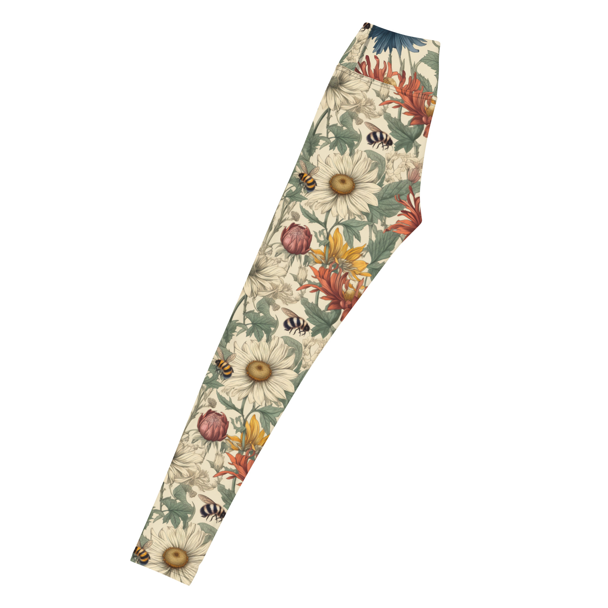 Bees & Flowers Leggings - Image 5