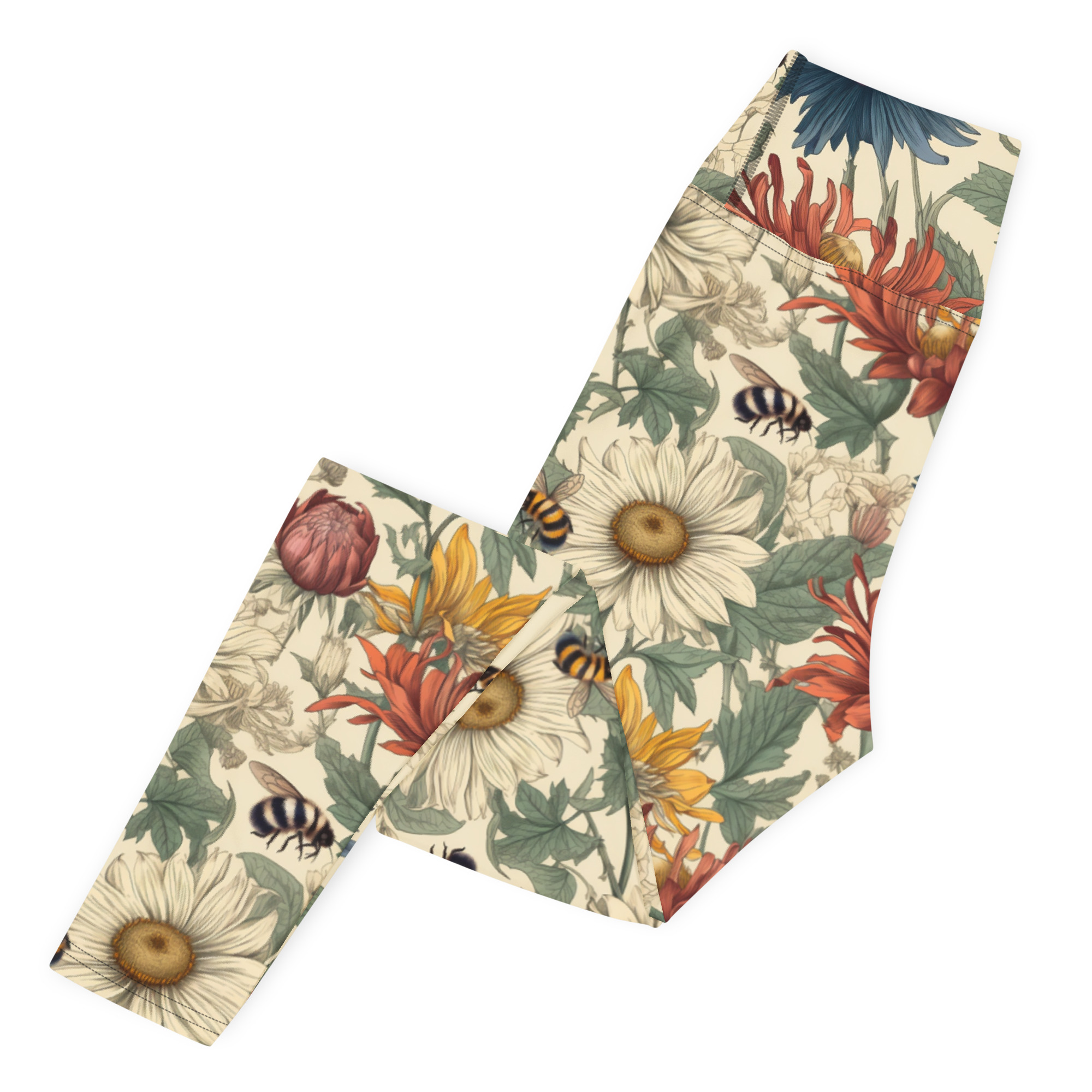 Bees & Flowers Leggings - Image 6