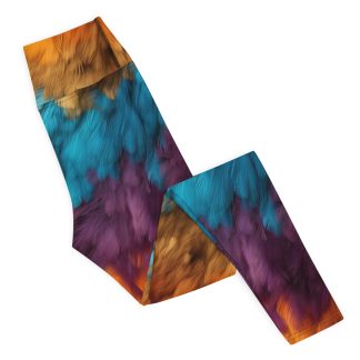 Rainbow Feather Leggings