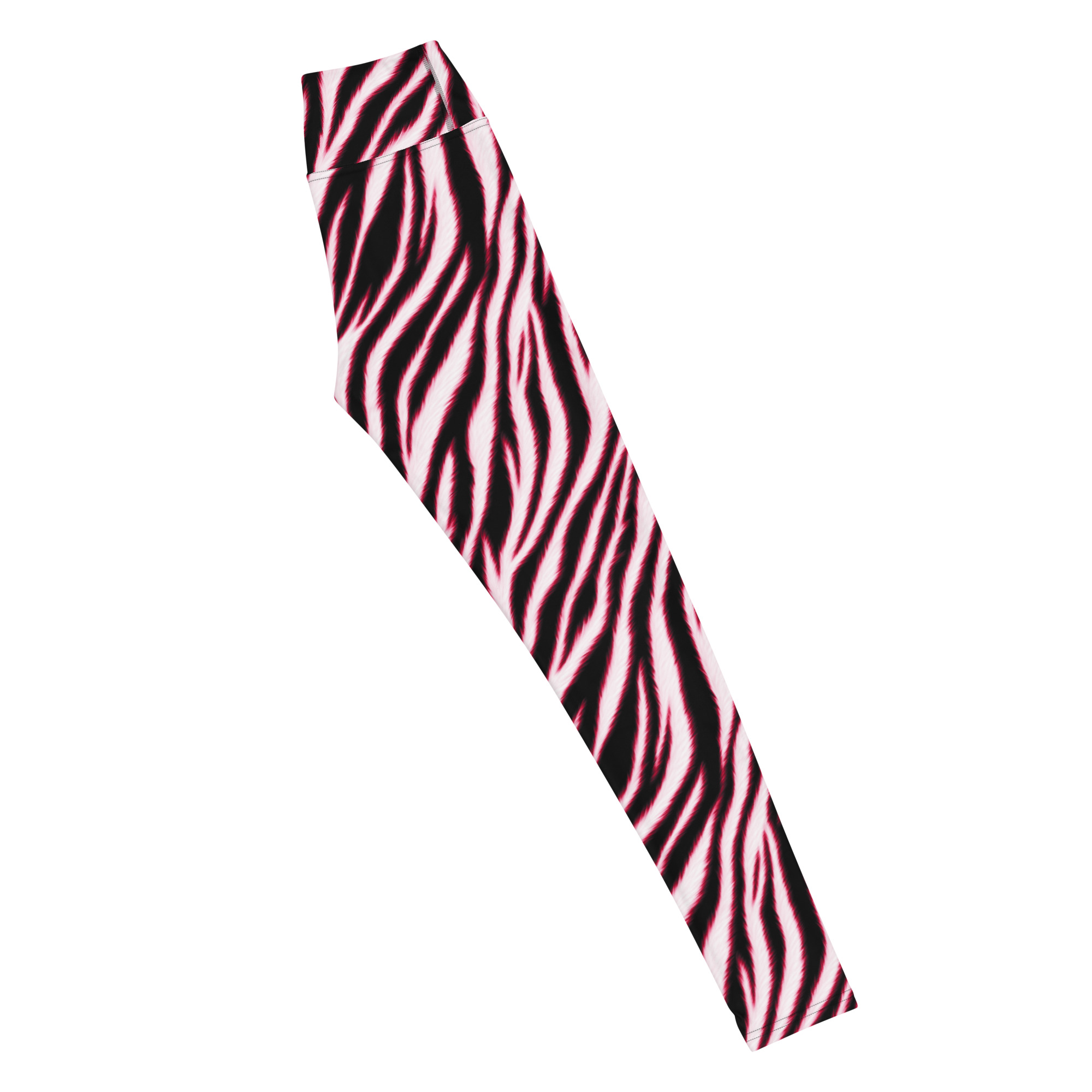 Electric Red Zebra Leggings - Image 7