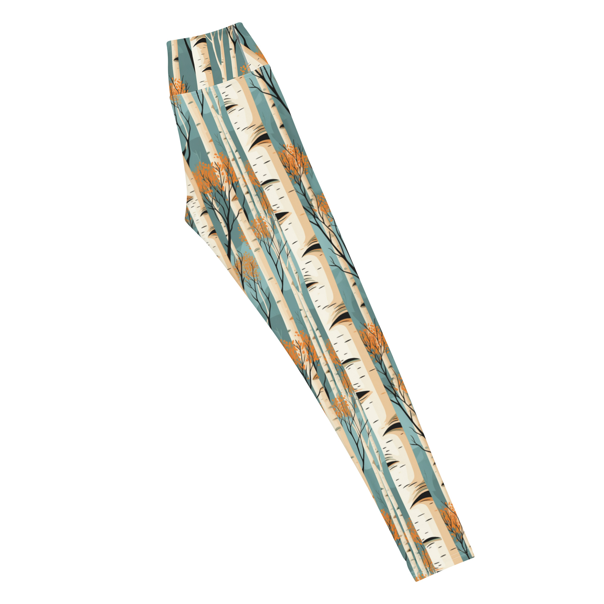 Aspen With Turquoise & Orange Leggings - Image 7