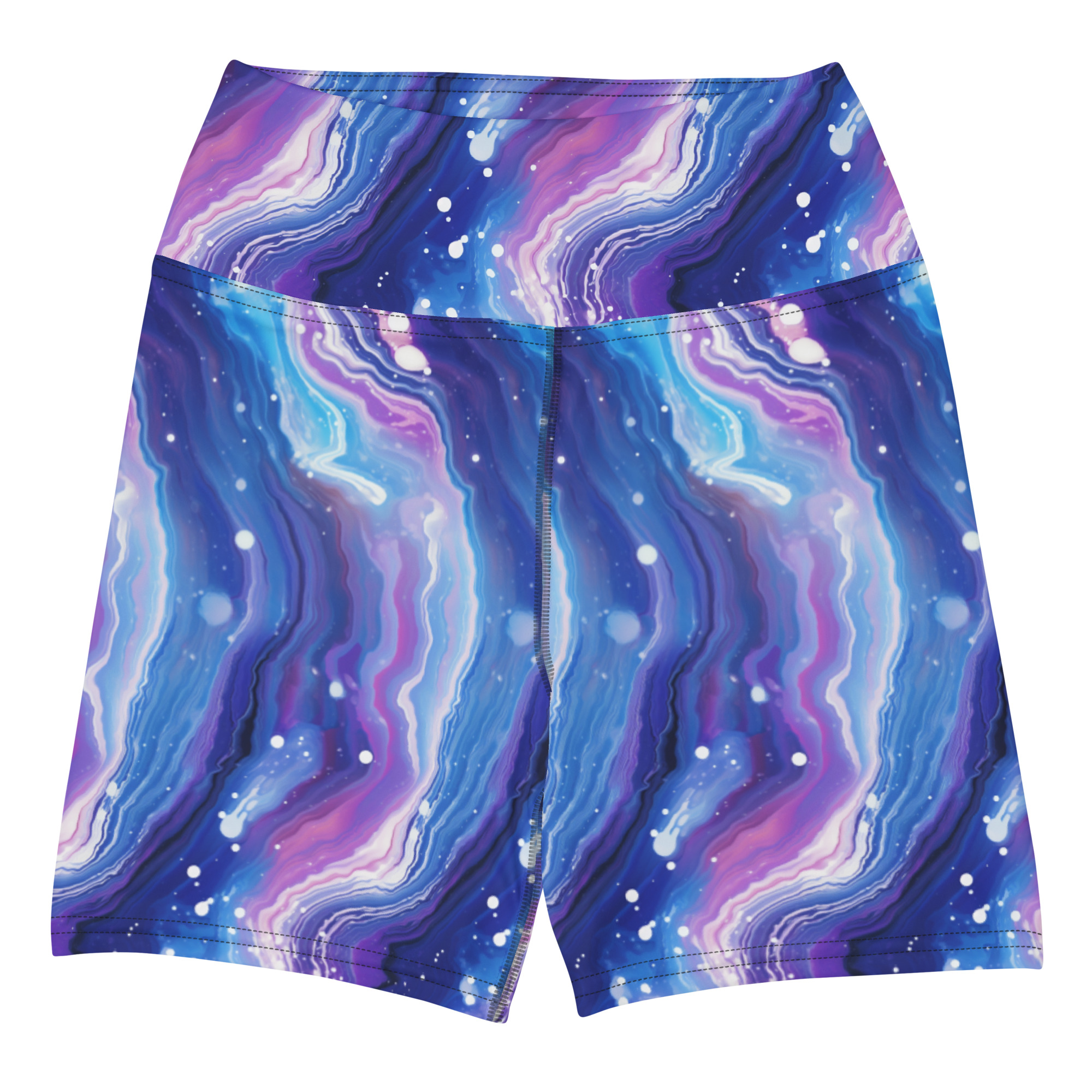 Blue & Purple Geode Shorts