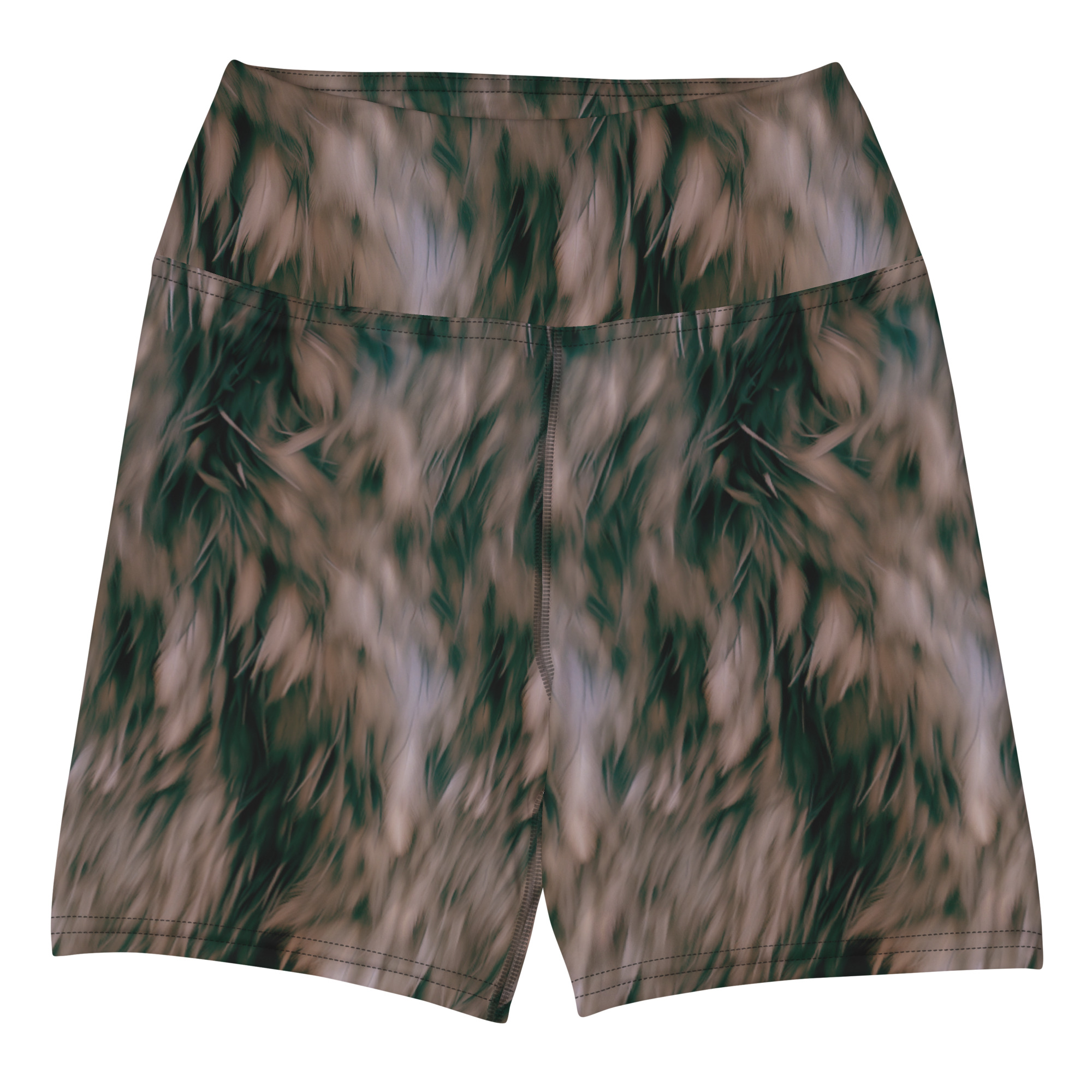 Soft Brown Feathers Shorts