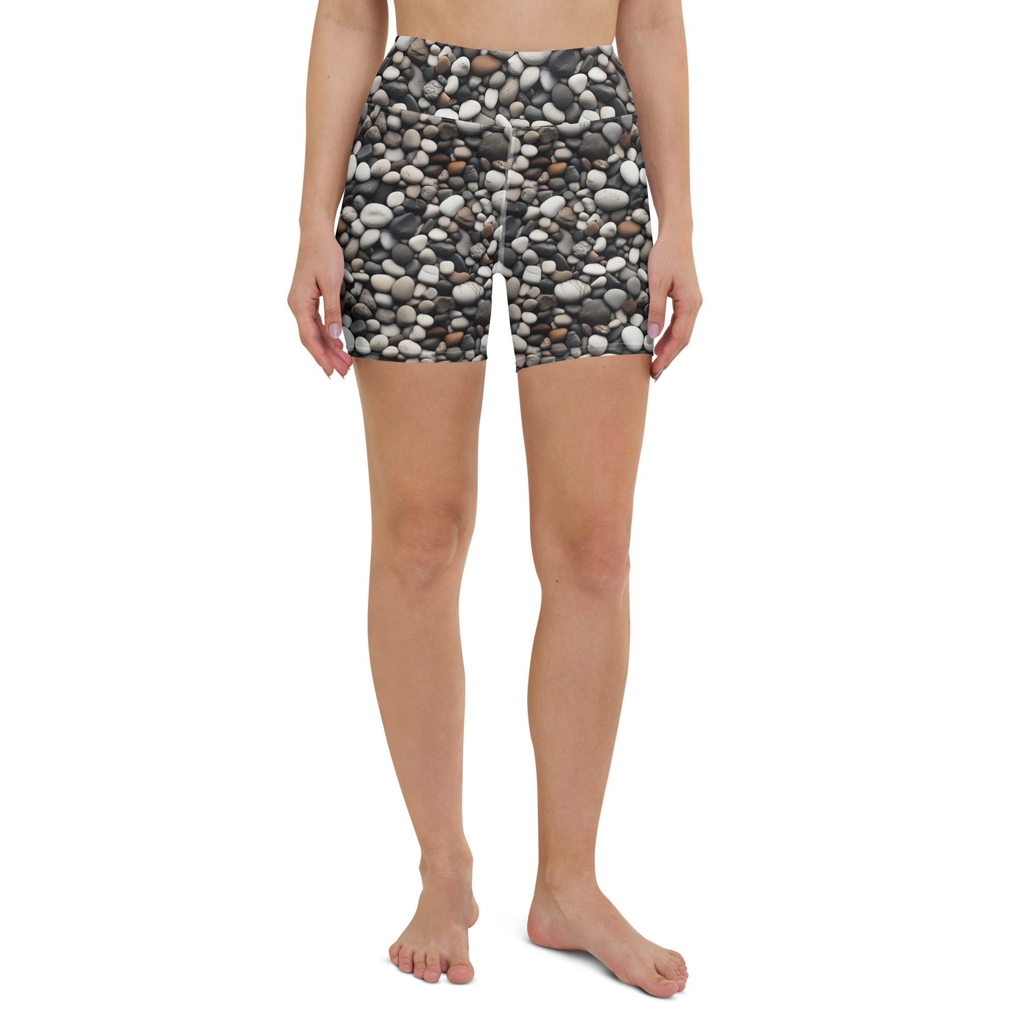 River Rocks Yoga Shorts - Image 3