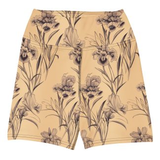 Irises 1 Yoga Shorts