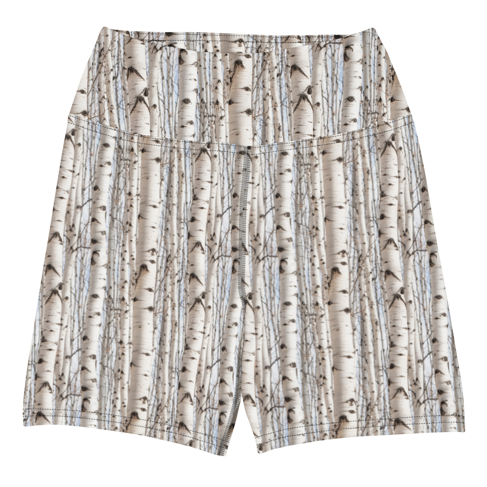 White Aspen Yoga Shorts